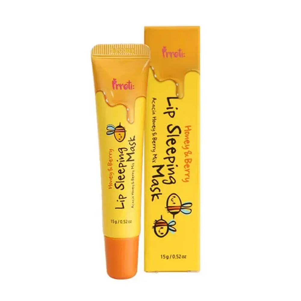 Ночная маска для губ Prreti Honey&Berry Lip Sleeping Mask Ночная маска для губ на основе пчелиного воска