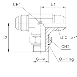 Штуцер FRTG JIC9/16" BSP1/4"