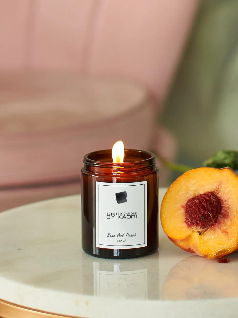 Свеча РОЗА И ПЕРСИК (ROSE AND PEACH)