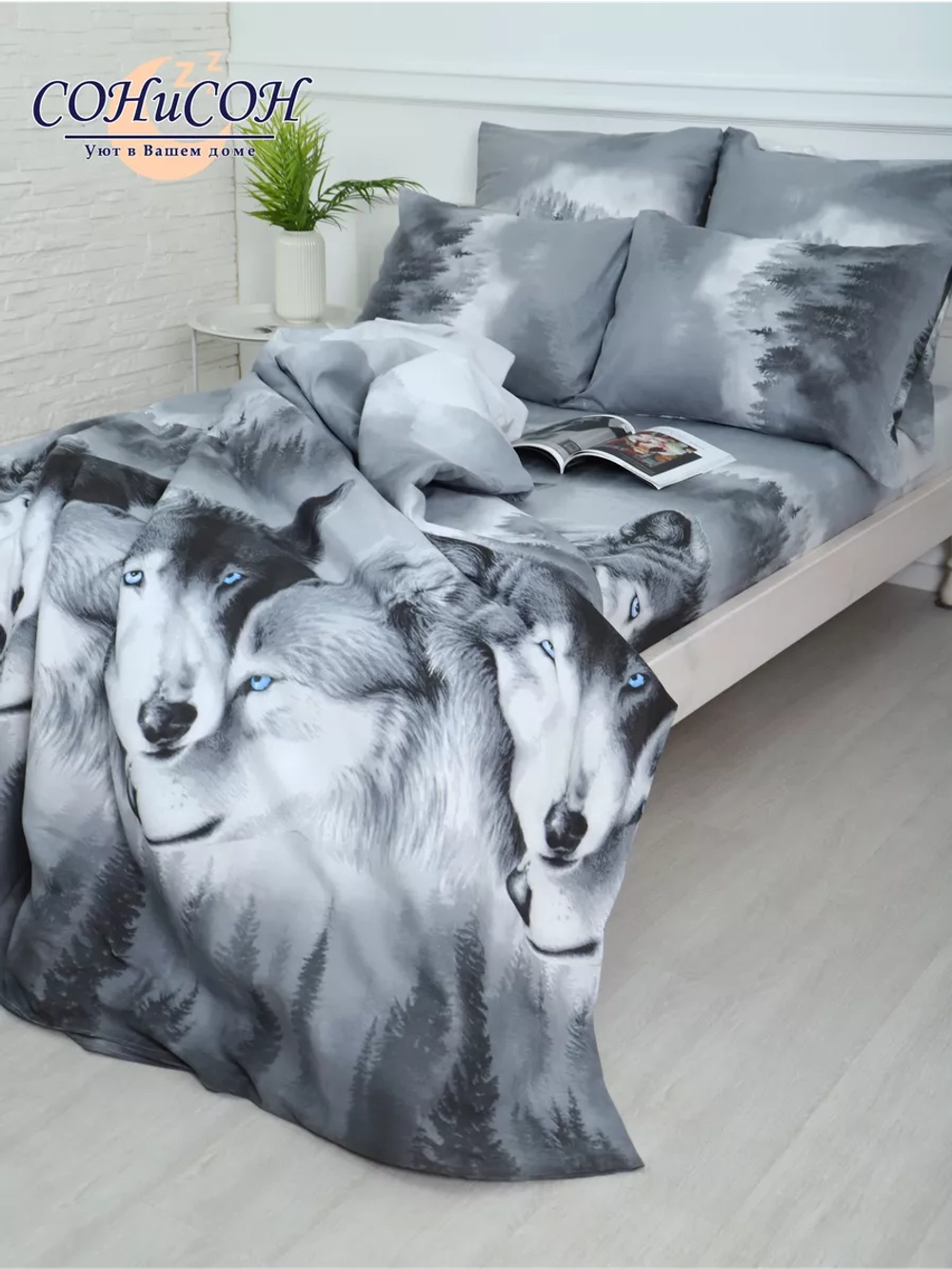 Простынь на резинке 160x200 СОНиЯ