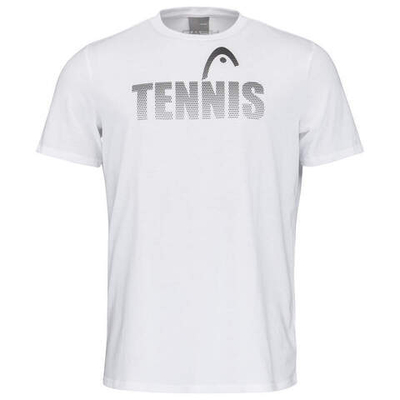 Футболка для мальчика теннисная Head Club Colin T-Shirt - white