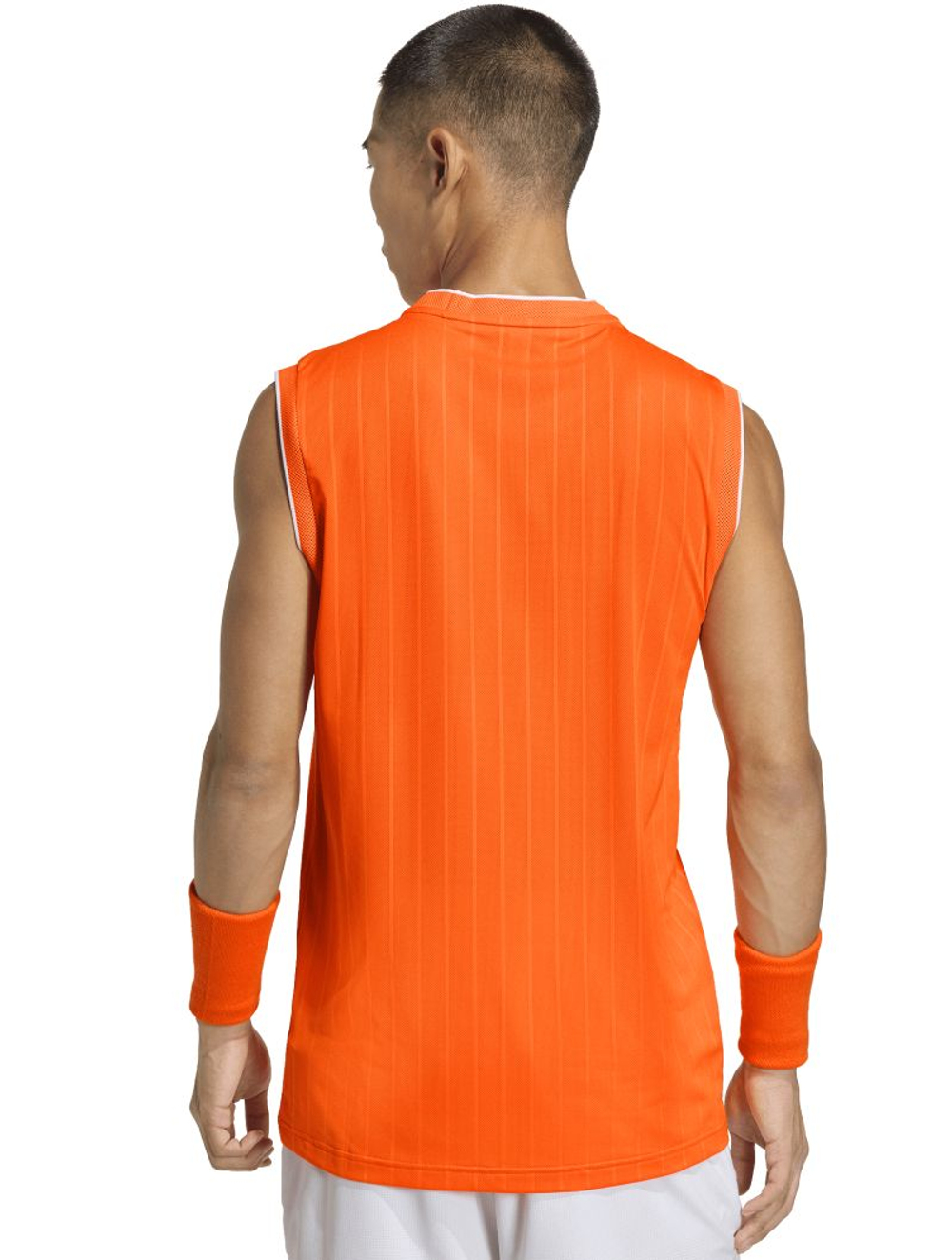 Мужская теннисная футболка Adidas Climacool+ Pro Tank - pure orange