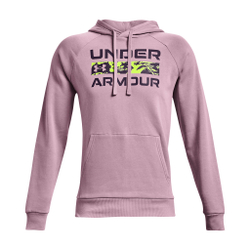 Мужская кофта теннисная Under Armour Rival Signature Hoody Men - Lilac