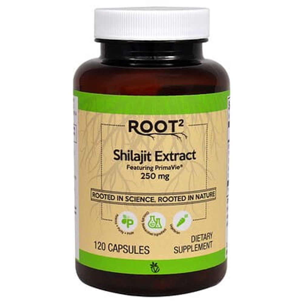 Vitacost, Root2, экстракт мумиё с PrimaVie®, 250 мг, 120 капсул