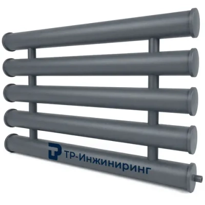 Регистр отопления РСП-5x133x4,0-8000 пятирядный секционный с плоскими заглушками