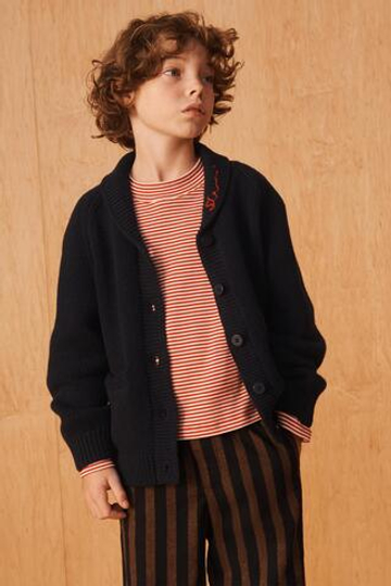 ZARA БРЮКИ В ПОЛОСКУ - LIMITED EDITION, КОРИЧНЕВО-СИНИЙ