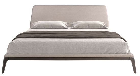 Кровать 7155/GC2223 Angel Cerda из серой ткани
