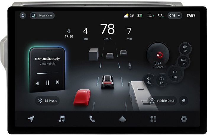 Магнитола для Toyota Land Cruiser Prado 150 2014-2017 (рамка 10 тип 1) - Teyes CC4-PRO монитор 13" 2K QLED на Android 13, Быстрейшая, Snapdragon 778G, ИИ, CarPlay, DSP, 4G SIM-слот