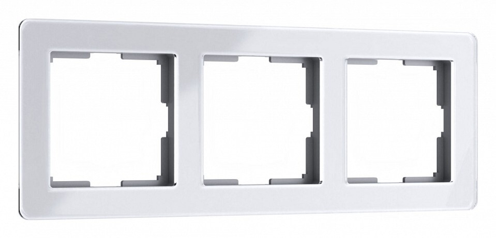 Рамка на 3 поста Werkel Acrylic (белый) W0032701