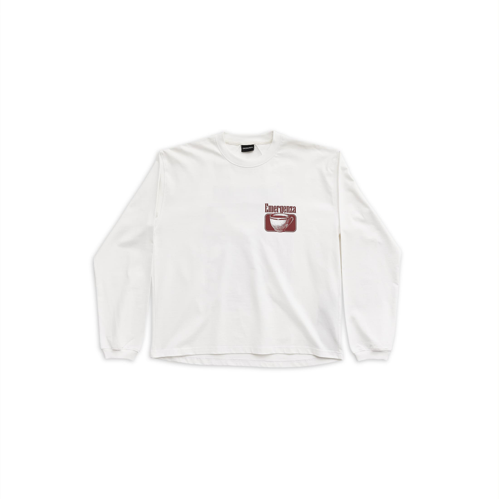 COFFEE CROPPED LONGSLEEVE OVERSIZED