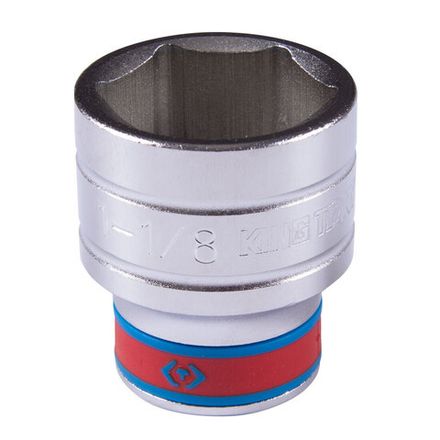 Цена на KING TONY (433536S) Головка торцевая стандартная шестигранная 1/2", 1-1/8", дюймовая