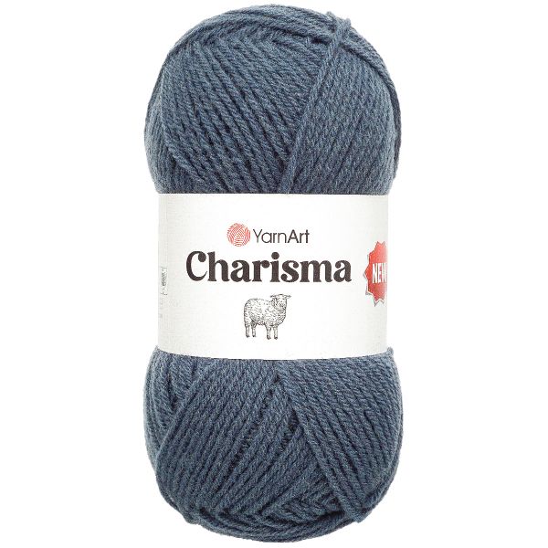 Пряжа YarnArt (ЯрнАрт) Charisma / уп.5 мот. по 100 г, 200м, 3864 серо-голубой