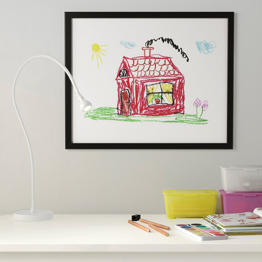 IKEA FISKBO  (ИКЕА ФИСКБО)  -  Рамка - чёрная 40x50 см