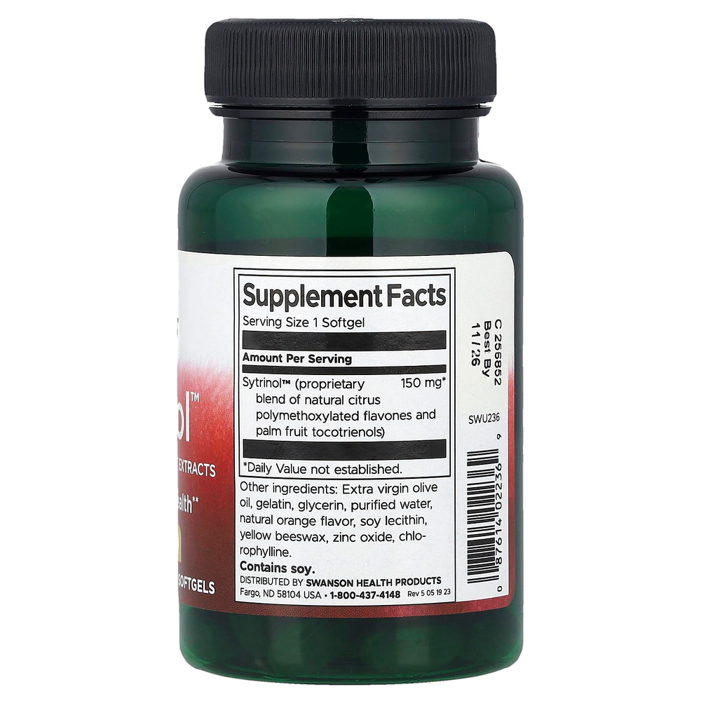 Swanson Vitamins, Sytrinol™, 150 мг, 60 капсул