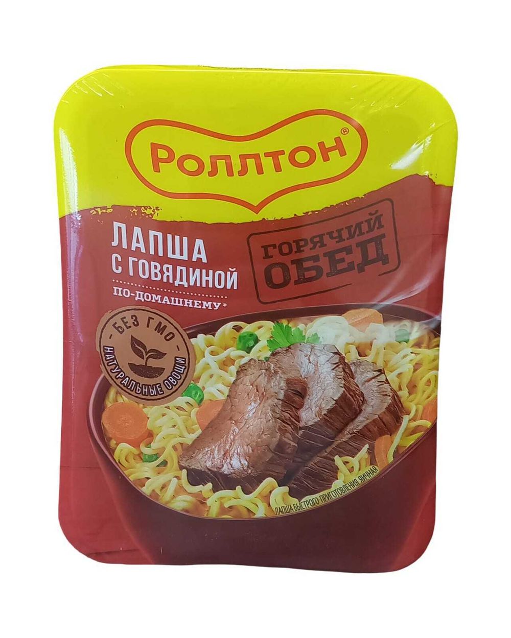 Лапша по-домашнему "Роллтон" 90г (лоток)