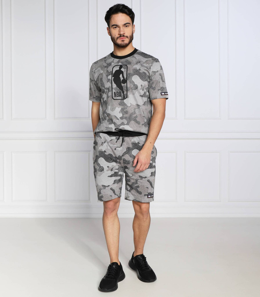 футболка boss x nba camo BOSS ORANGE - серый(50483108)