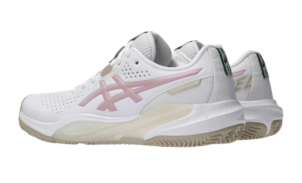 Женские кроссовки для падела Asics Gel-Challenger 15 Padel - white/bubblegum