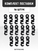 Безузловой натяжитель троса, оттяжки для палатки, веревка туристическая фиксатор 43 мм