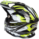 Шлем мото кроссовый HIZER B6197 №5 (M) black/yellow/white