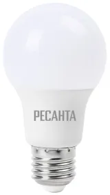 Лампа светодиодная РЕСАНТА LL-R-A60-9W-230-3K-E27 — фото 1