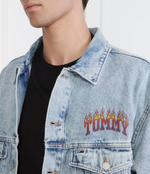 Джинсовая куртка Tommy Jeans - голубой(DM0DM17917)