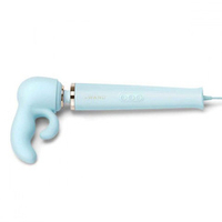 Голубая насадка 16,7см для вибратора Le Wand Petite Dual LW-043
