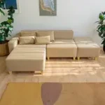РАЙСКИЙ УГОЛОК Диван угловой бежевый