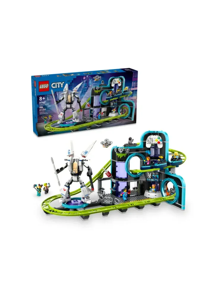 Конструктор City 60421 Парк американских горок Robot World