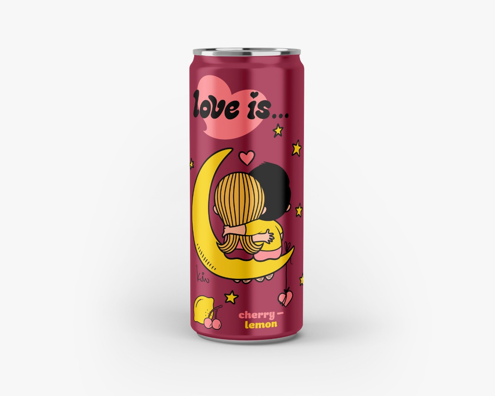 Напиток газированный Love IS Вишня Лимон    0,33 (12шт)  АТ