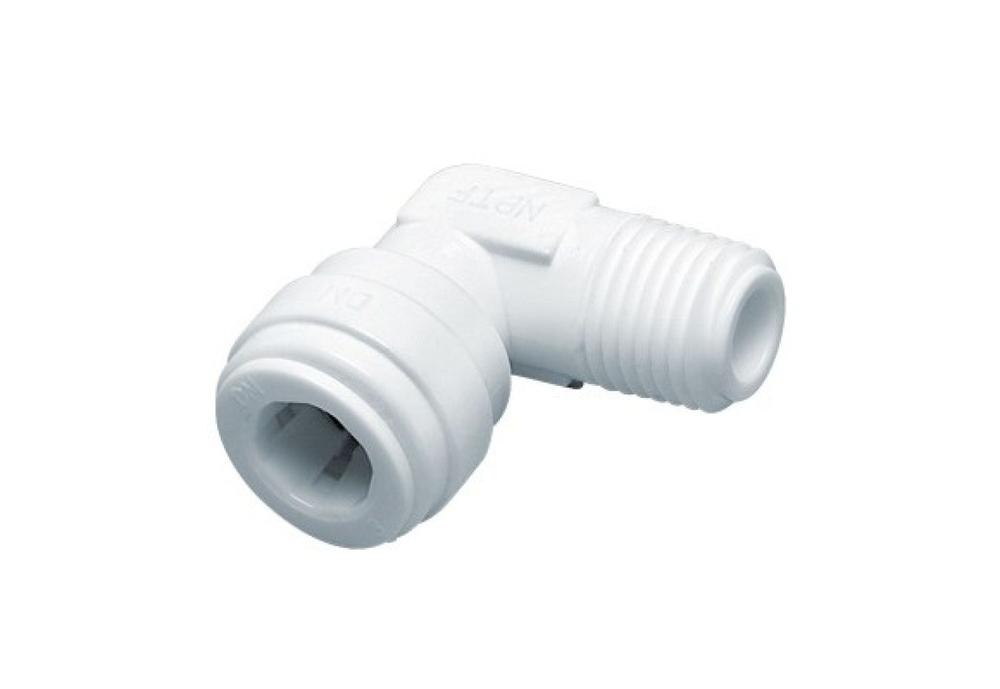 Фитинг угловой 1/2"-1/2" (трубка-резьба) Корея NPTF (AME0707W)