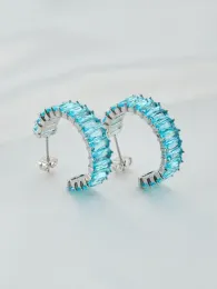Серьги с фианитами