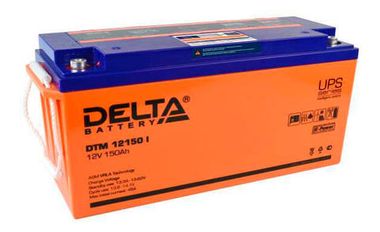 Аккумулятор Delta DTM 12150 I ( 12V 150 Ah / 12В 150 Ач ) - фотография