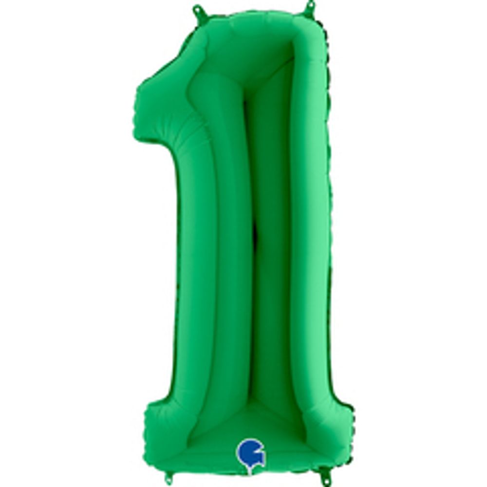 Г 40" ЦИФРА 1 Green Зеленая