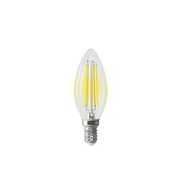Светодиодная лампа Свеча Crystal Candle 7W 4000K E14 CRI97 (7153) VG10-C35E14cold7W-FHR прозрачная Voltega