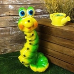 Фигура из гипса «Гусеница» 50см