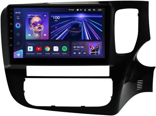 Магнитола для Mitsubishi Outlander 3 2012-2021 (правый руль) - Teyes CC3 монитор 9" QLED на Android 10, Быстрая, CarPlay, 4G SIM-слот