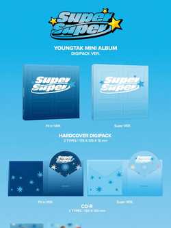 Альбом YOUNGTAK - SUPERSUPER Mini Album DIGIPACK RANDOM Version
