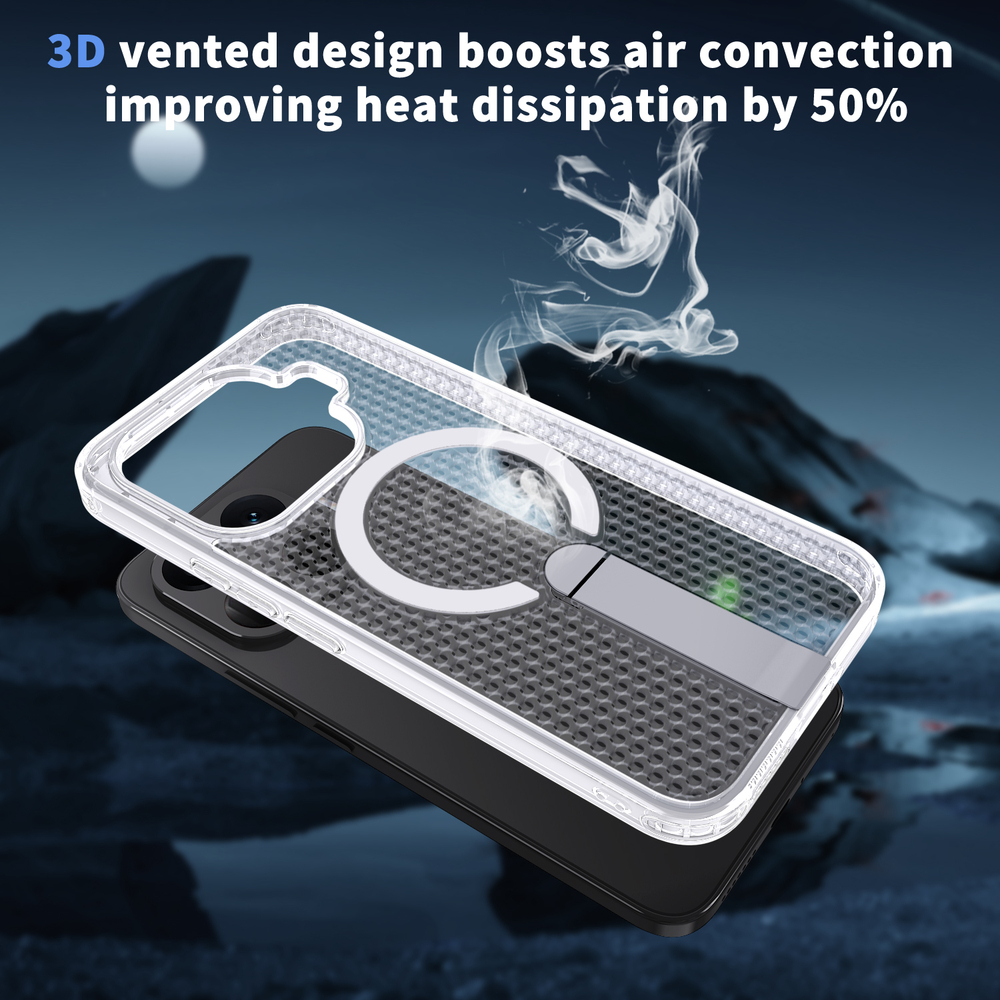 Прозрачный чехол Mesh Pro Magnetic Case для Xiaomi 17T Pro