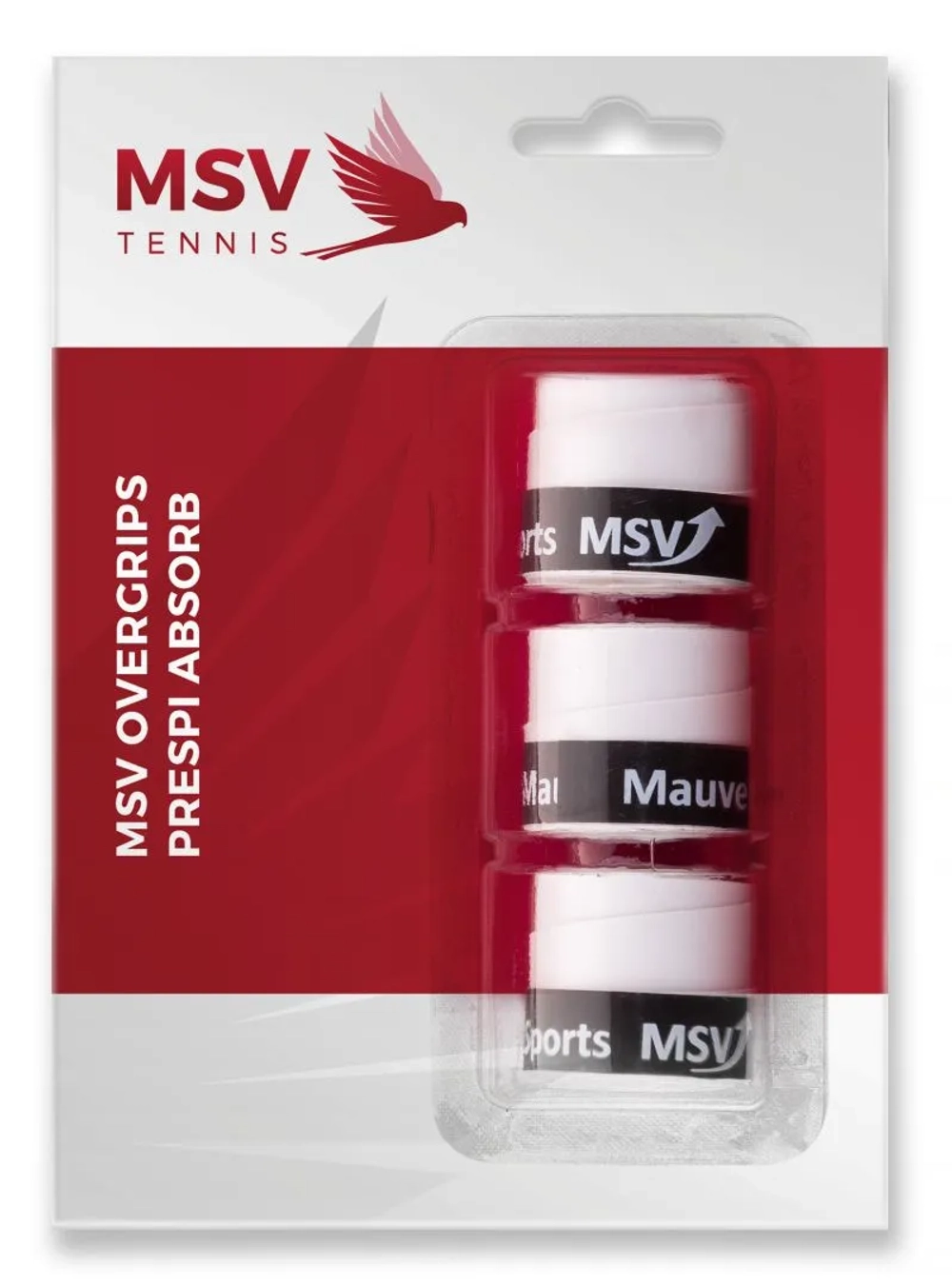 Теннисные намотки MSV Prespi Absorb Overgrip 3P - white