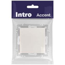 Выключатель Intro Accent 6-101-06 , 10А-250В, IP20, СУ, AL/CU, перламутр | Intro