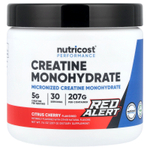 Nutricost, Performance, моногидрат креатина, Red Alert, цитрус и вишня, 207 г (7,4 унции)