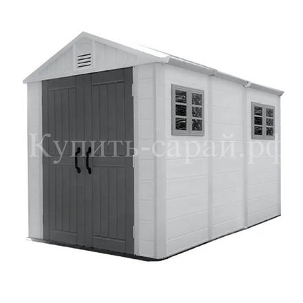 Садовый пластиковый сарай HouzBlock Comfort-3 7,5x11