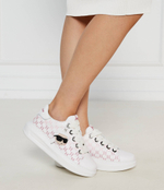 Кожаные кроссовки kapri Karl Lagerfeld - белый(KL62576L)