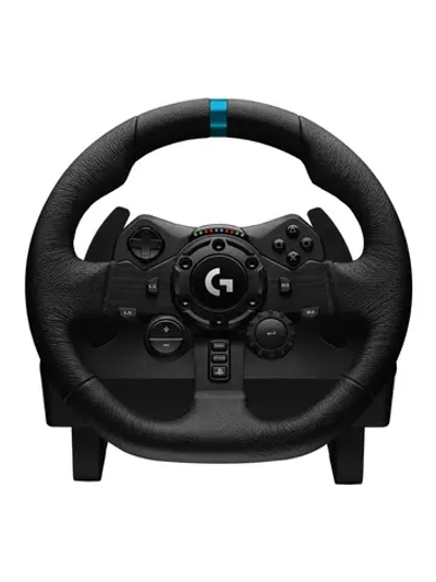 Игровой руль Logitech G923 TRUEFORCE с педалями (PC/PS5/PS4/Xbox Series X|S/Xbox One, обратная связь, кожа)