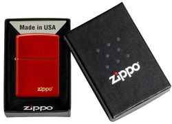 Зажигалка Zippo Classic с покрытием Metallic Red (49475ZL) 5