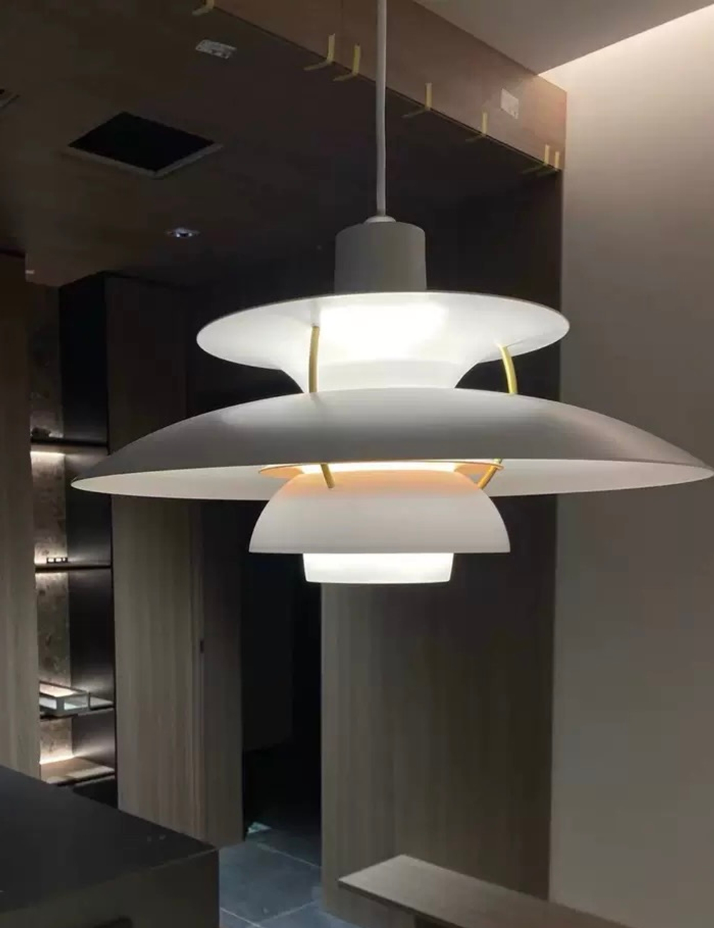 Pendant design lamp PH 5 by Louis Poulsen (White)