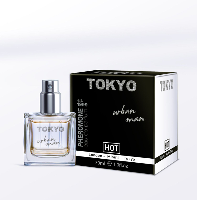 Духи c феромонами HOT Tokyo Urban, мужские, 30 мл
