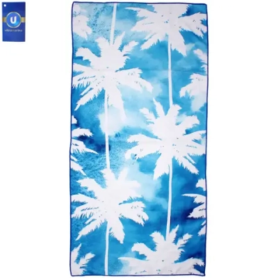 Полотенце пляжное 70*140 см «SUNshine - Пальмы», микрофибра, 230 гр/м2