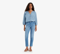 Джинсы женские LEVI'S 712 SLIM WELT POCKET LIGHT INDIGO - WORN IN