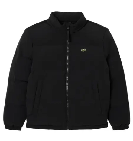 Куртка теннисная Lacoste Water-Repellent Hooded Down - black